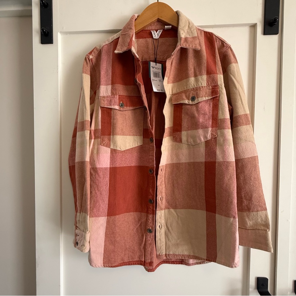 Roxy Let it Go Flannel - Picture 2 of 7